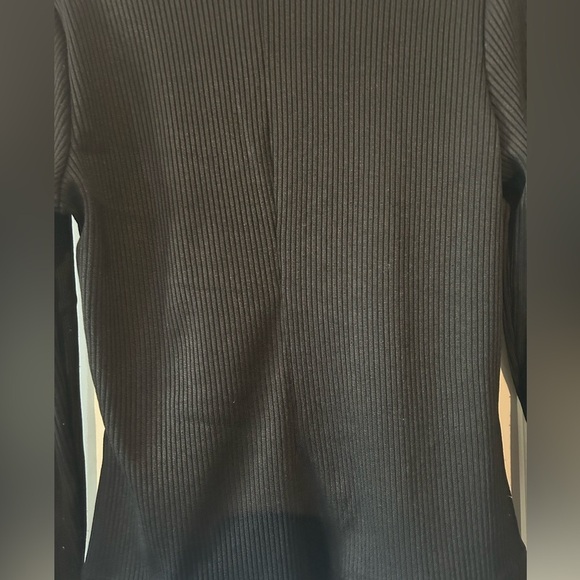 Banana Republic Long Sleeve Square Neck Ribbed Top l M - Picture 4 of 6